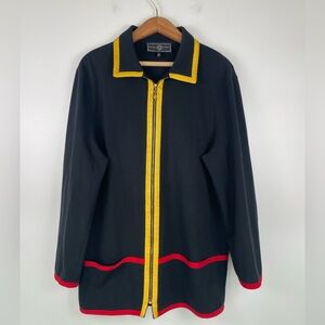 Vintage St John Sport Zip Jacket 90s Minimalist Designer USA Made Retro Designer